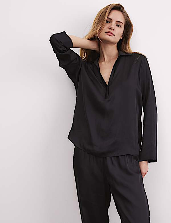 Satin Pyjama Top - JO