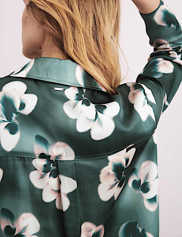 Φλοράλ τοπ πιτζάμας Dream Satin™ - GR