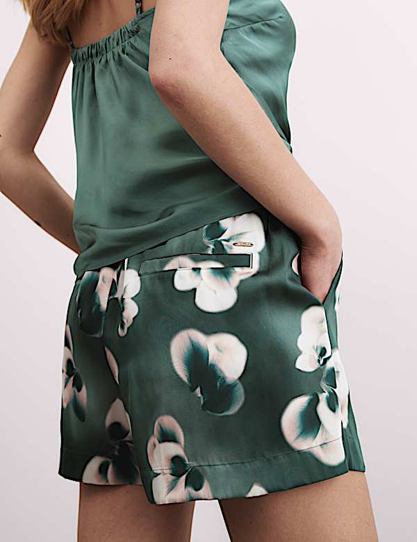 Dream Satin™ Floral Pyjama Shorts - GR