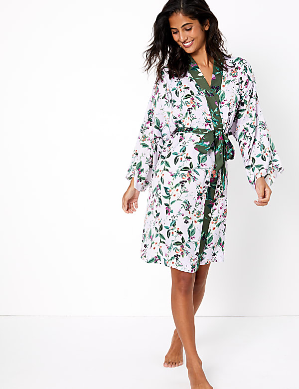 Marks and spencer short dressing gown cheap