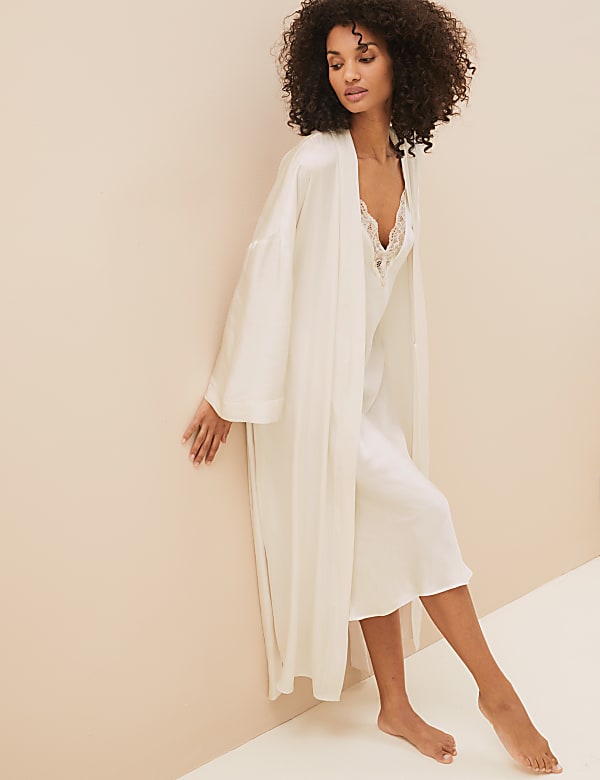 Satin & Lace Wrap