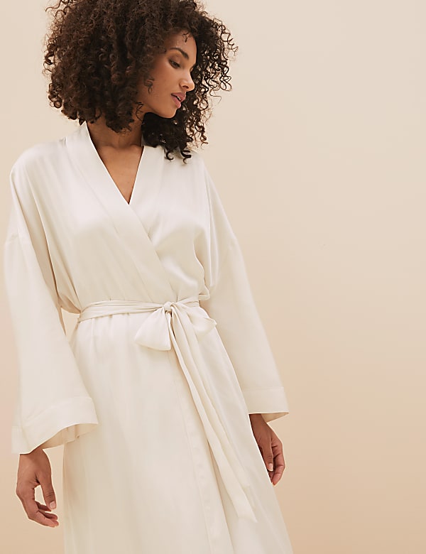 Satin & Lace Wrap