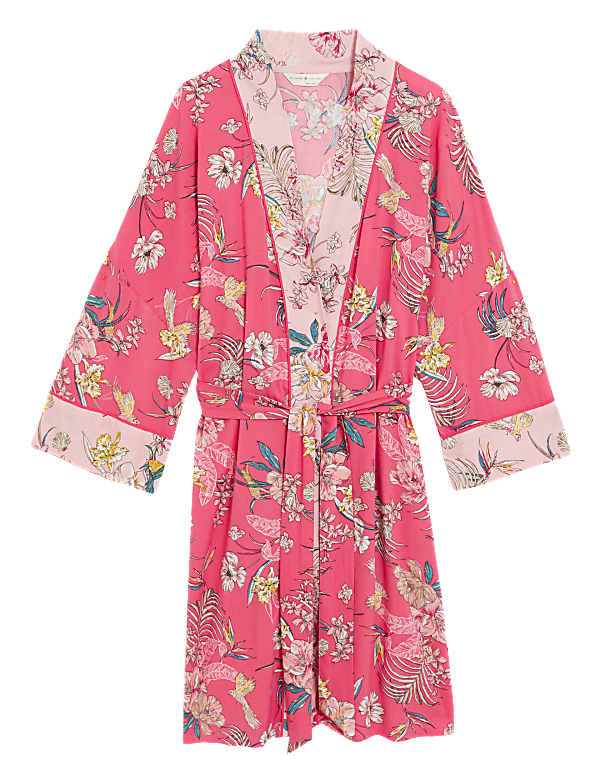 Floral Print Short Wrap
