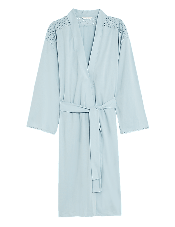Pure Cotton Tie Dressing Gown
