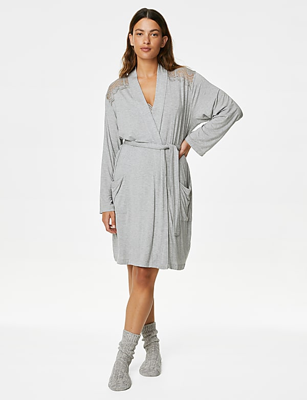 Lightweight short dressing gown on sale