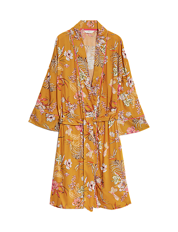 Floral Print Dressing Gown