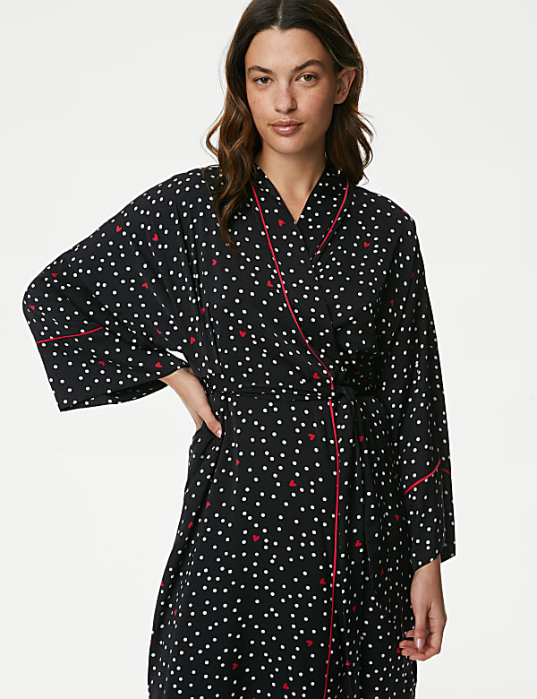 M&s satin dressing gown sale