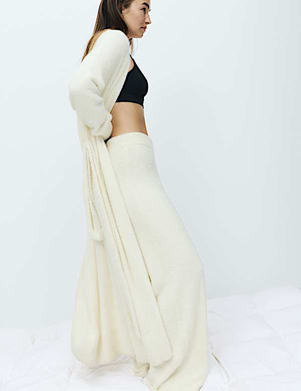 Feather Knit Tie Wrap - FR