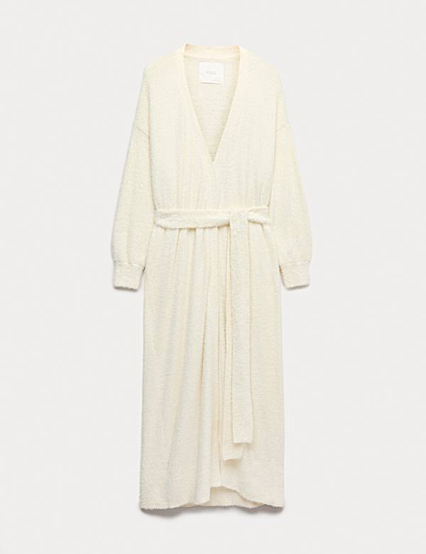 Feather Knit Tie Wrap - FR