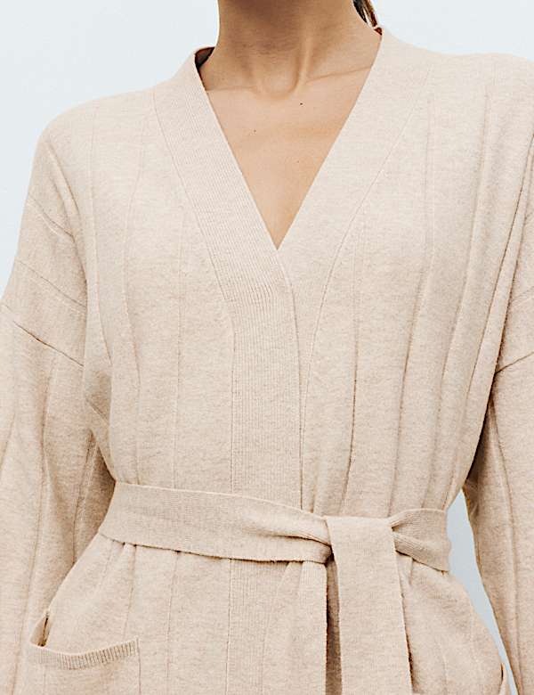 Knitted Robe with Cotton - CA
