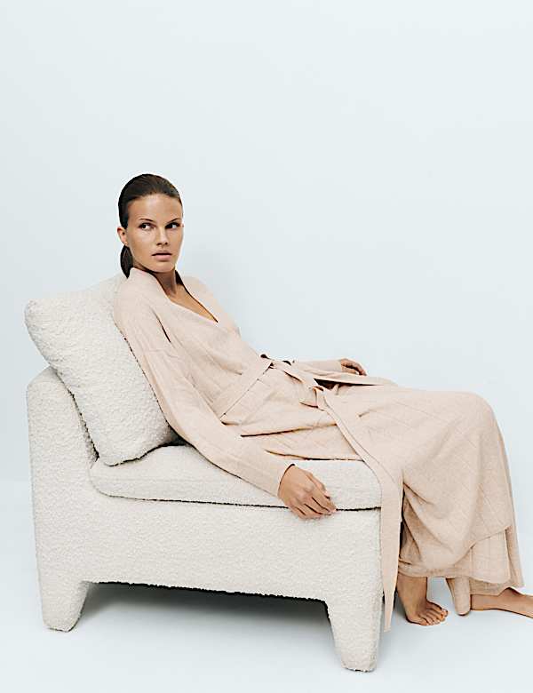 Knitted Robe with Cotton - CA