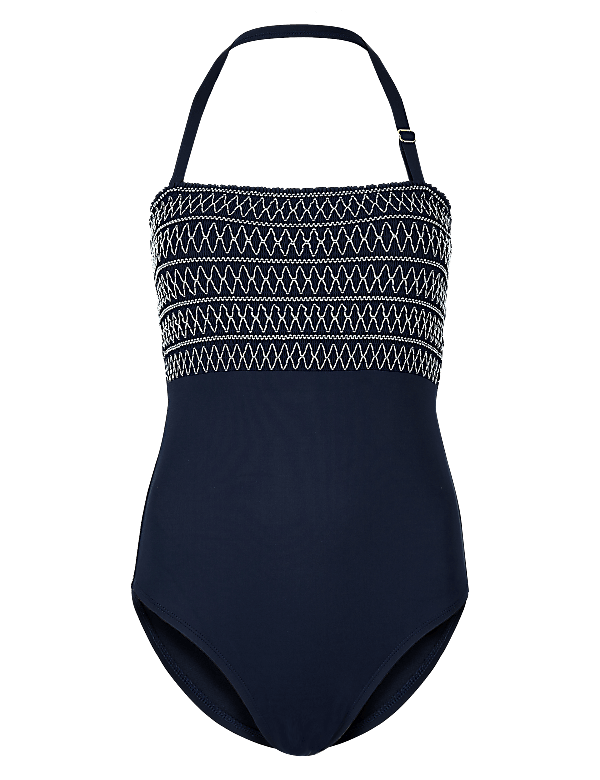 Secret Slimming™ Non-Wired Bandeau Swimsuit