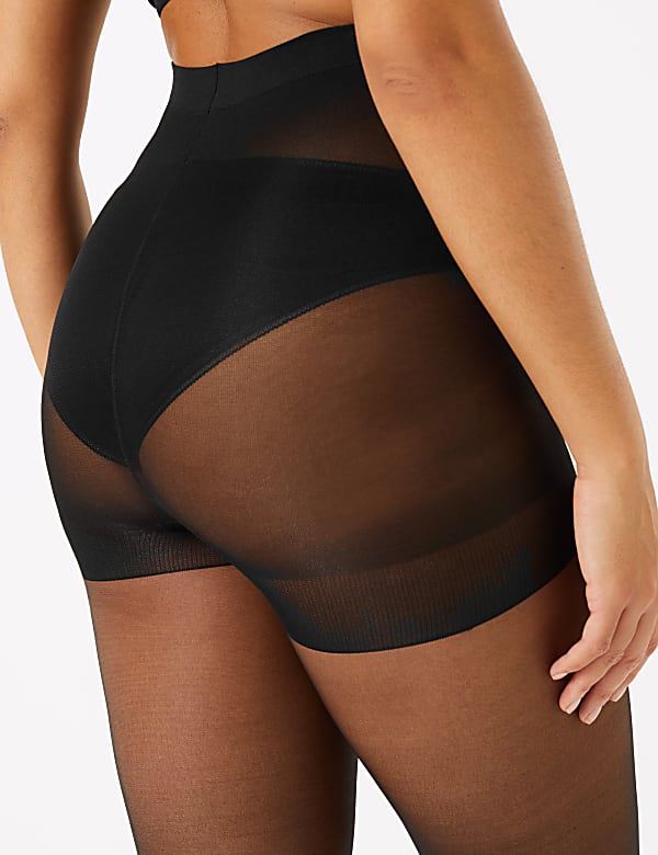 2 Pack 7 Denier Bodyshaper Sheer Tights