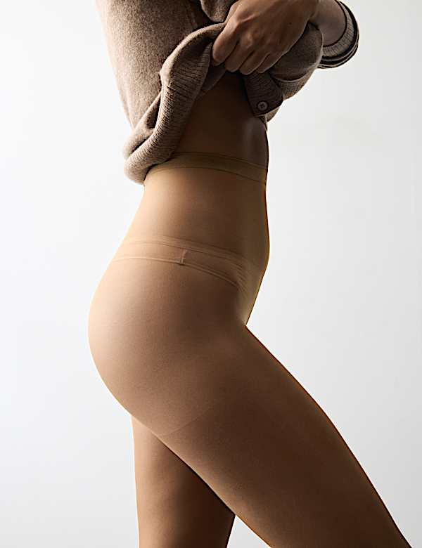 Pack de 2 pares de medias moldeadoras de 7 deniers transparentes - ES