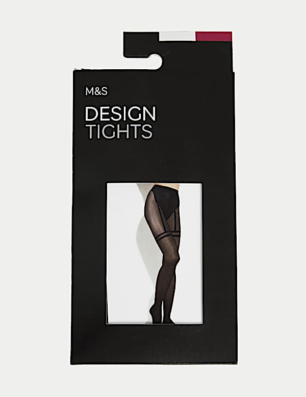 15 Denier Mock Stocking Sheer Tights - VN