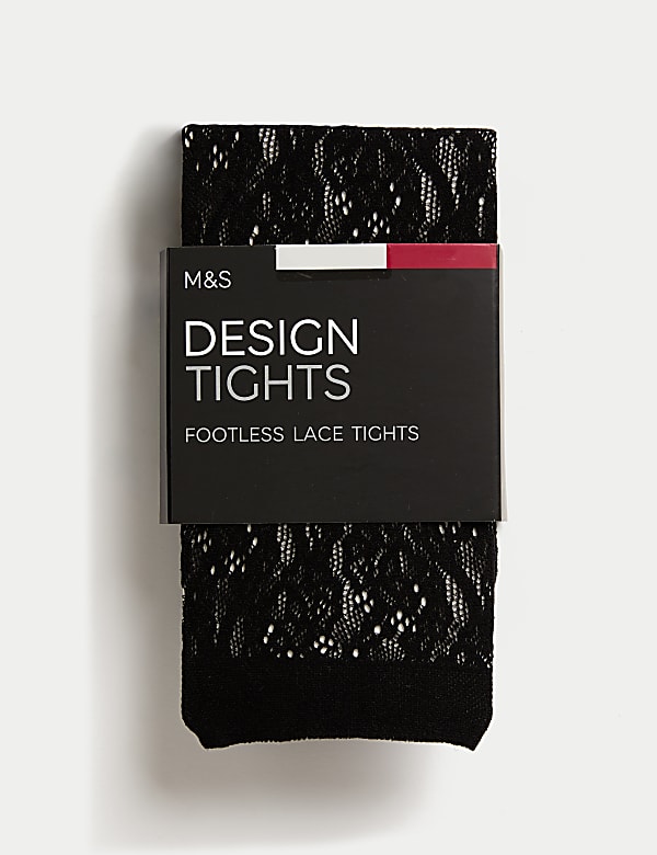 Footless Lace Tights - IL