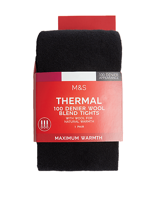100 Denier Thermal Tights
