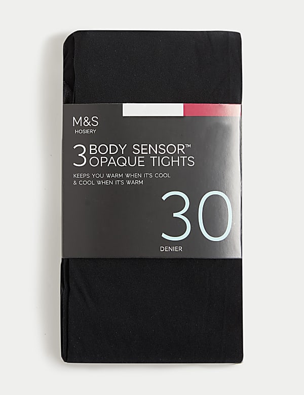 3pk 30 Denier Body Sensor™ Tights - JO