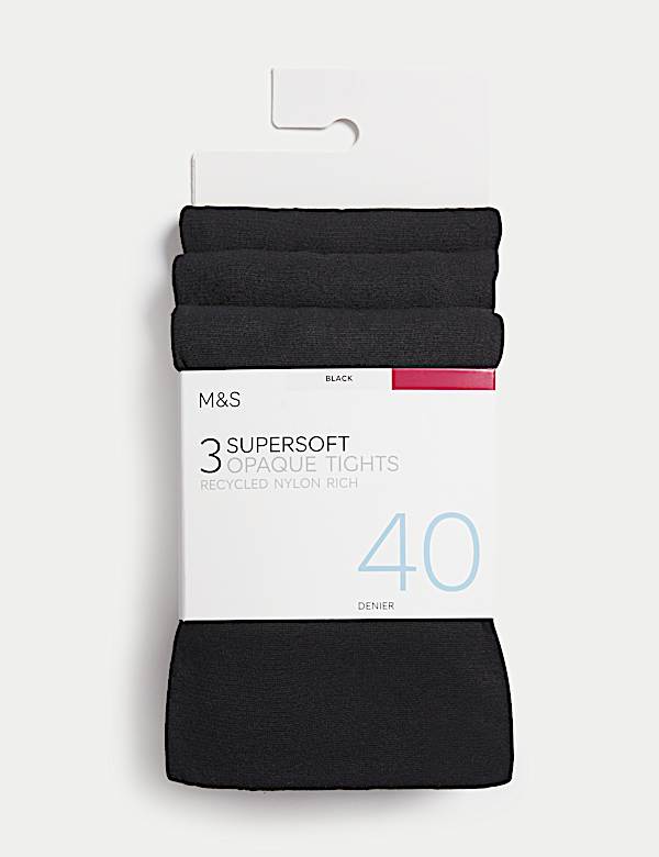 3 εξαιρετικά απαλά ματ καλσόν 40 den - GR