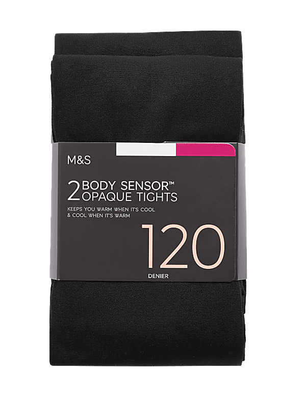 2pk 120 Denier Body Sensor™ Tights