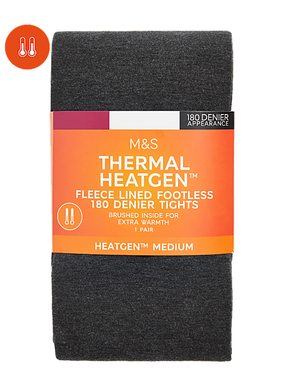 180 Denier Heatgen&trade; Footless Tights
