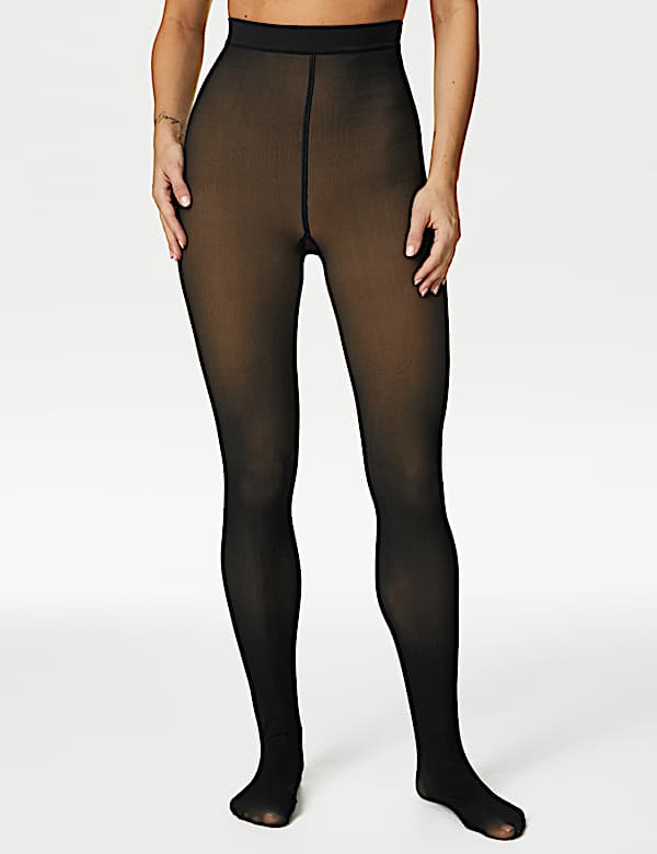 140 Denier Thermal Sheer Fleece Tights - HU