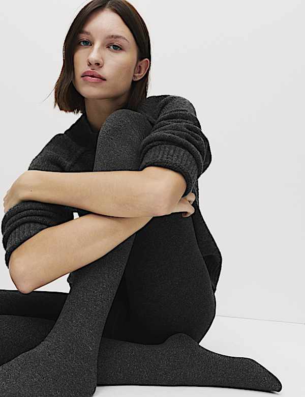 200 Denier Thermal Fleece Lined Tights - CA