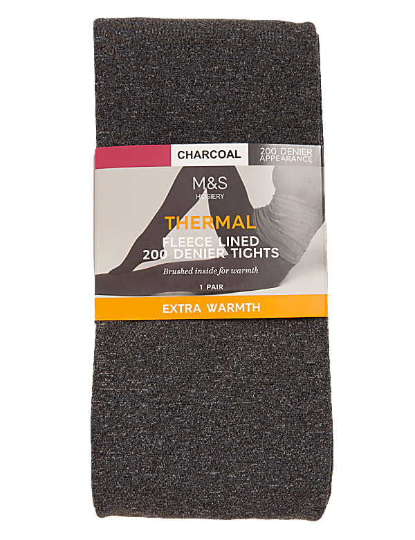 200 Denier Thermal Fleece Lined Tights