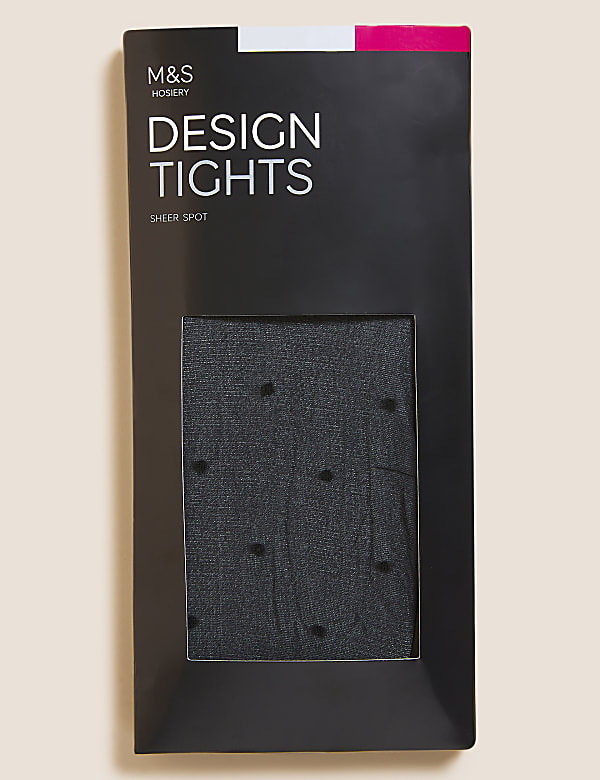 Sheer Spotted Tights