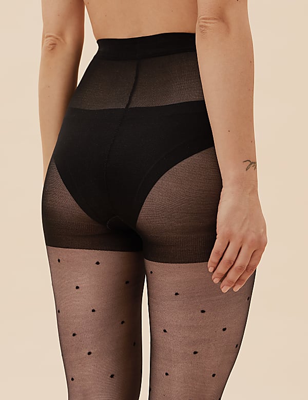 Sheer Spotted Tights