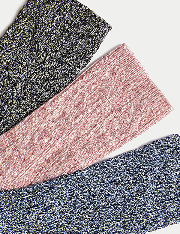 3pk Sumptuously Soft™ Thermal Socks