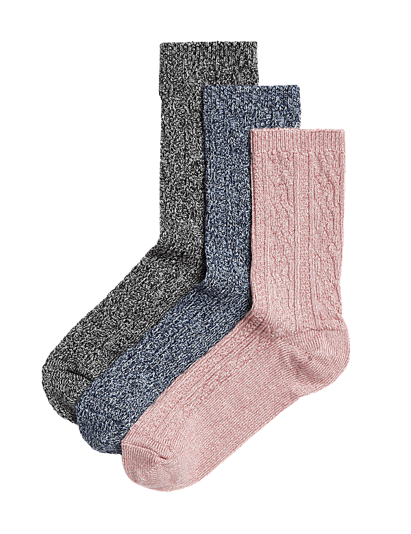 3pk Sumptuously Soft™ Thermal Socks