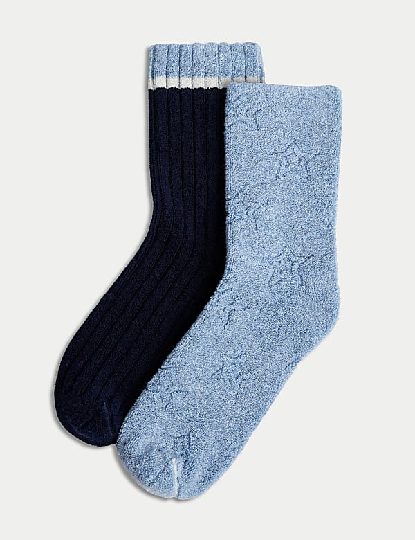 Ισοθερμικές κάλτσες μέχρι τον αστράγαλο με υψηλή περιεκτικότητα σε βαμβάκι, σετ των 2 - GR