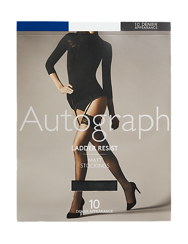 10 Denier Ladder Resist Matt Stockings