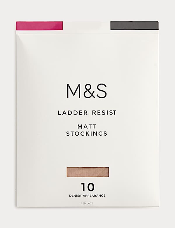 10 Denier Ladder Resist Matt Stockings - JE