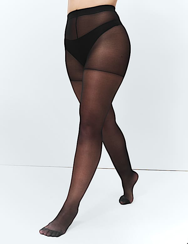 Set van 5 matte panty's met stimulerende technologie (10 denier) - BE