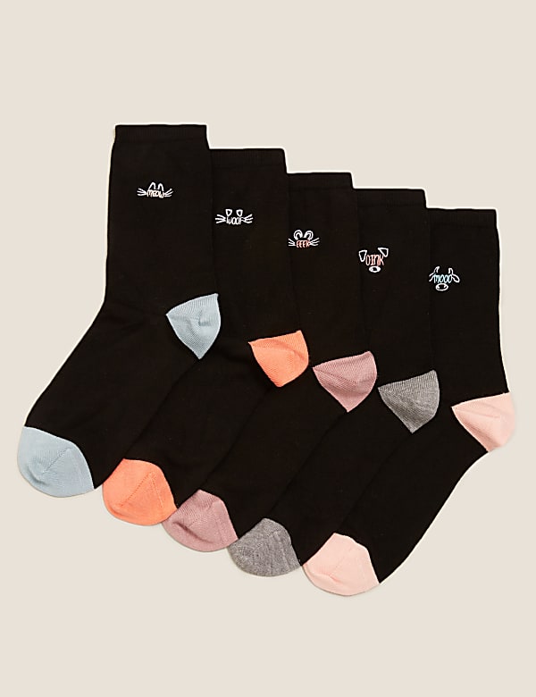 5pk Sumptuously Soft™ Ankle High Socks