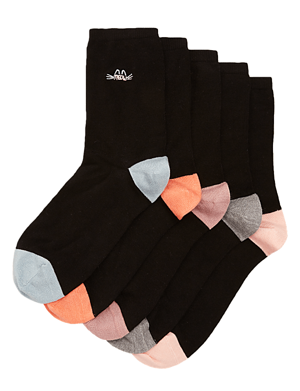 5pk Sumptuously Soft™ Ankle High Socks