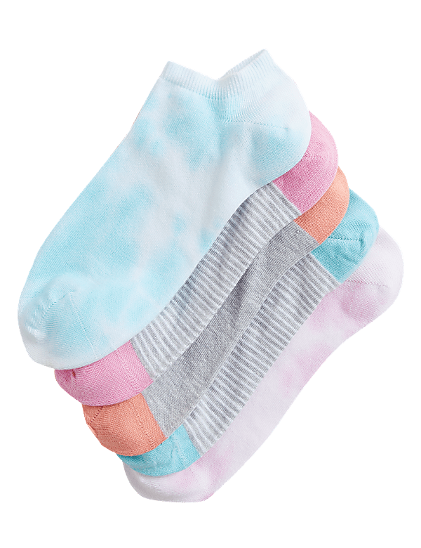 5pk Cotton Rich Seamless Toes Trainer Liners™