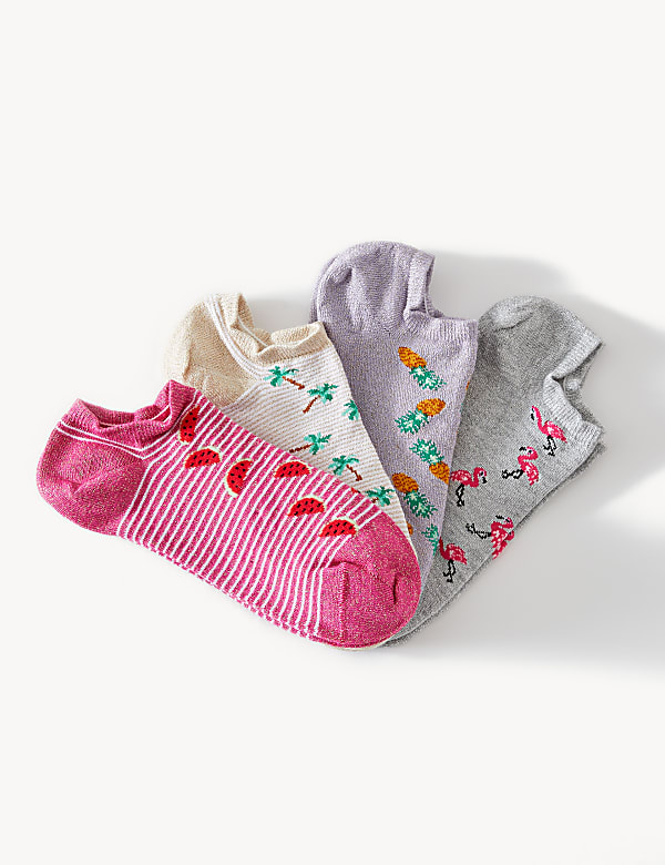 4pk Sparkle Patterned Trainer Liners™ - RS