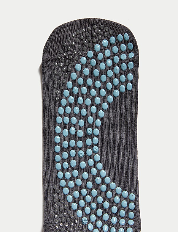 2PK Cotton Rich Yoga & Pilates Socks