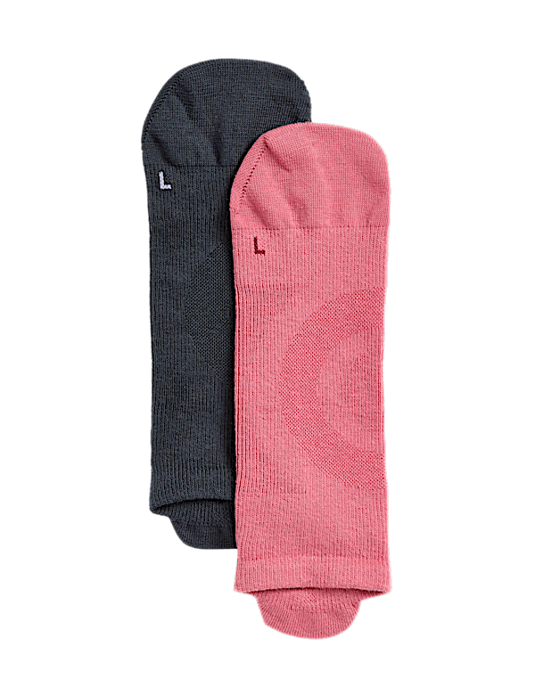 2pk Cotton Blend Yoga Socks