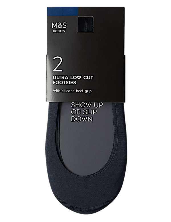 2pk Ultra Low Cut Footsies