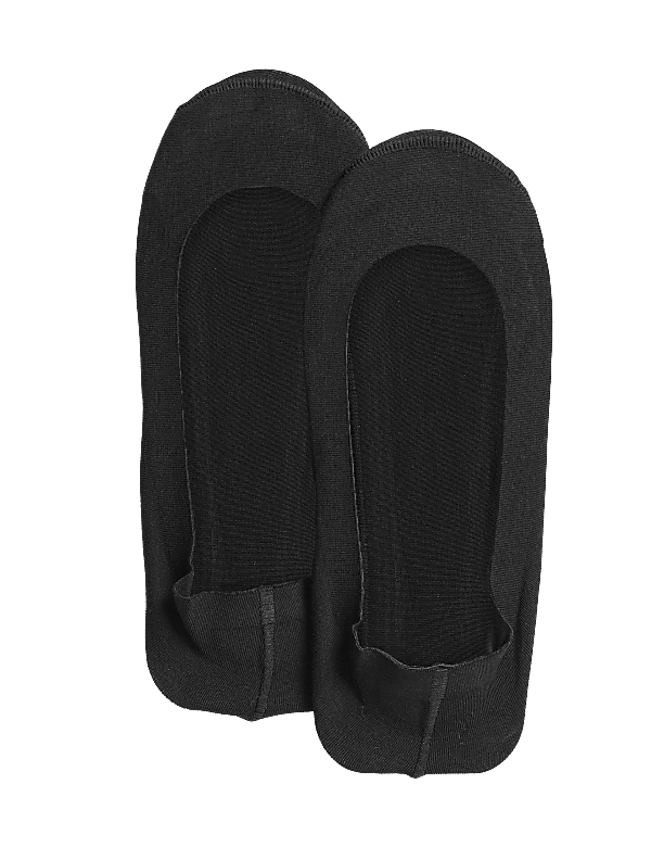 2pk Cotton Ultra Low Cut Footsies