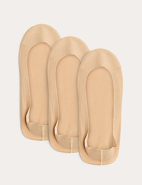 3pk Cotton Rich Low Cut Footsies - EE