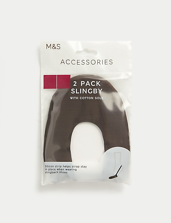 2 paar slingbies van katoenmix - BE