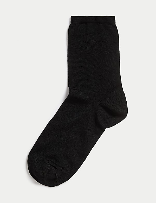 Calcetines hasta el tobillo de algodón mercerizado - US
