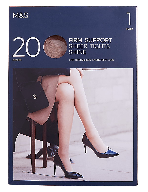 20 Denier Firm Support Tights