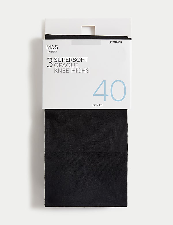 3pk Opaque Knee Highs  - JE