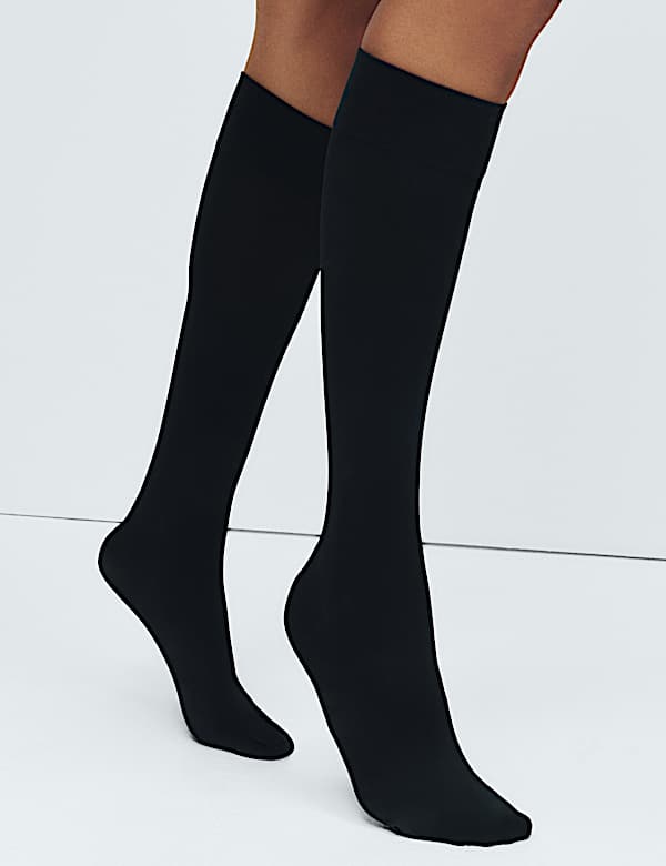 3pk 60 Denier Body Sensor™ Matt Knee Highs - JE